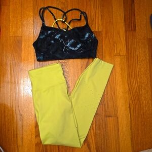 Lime Workout Wear